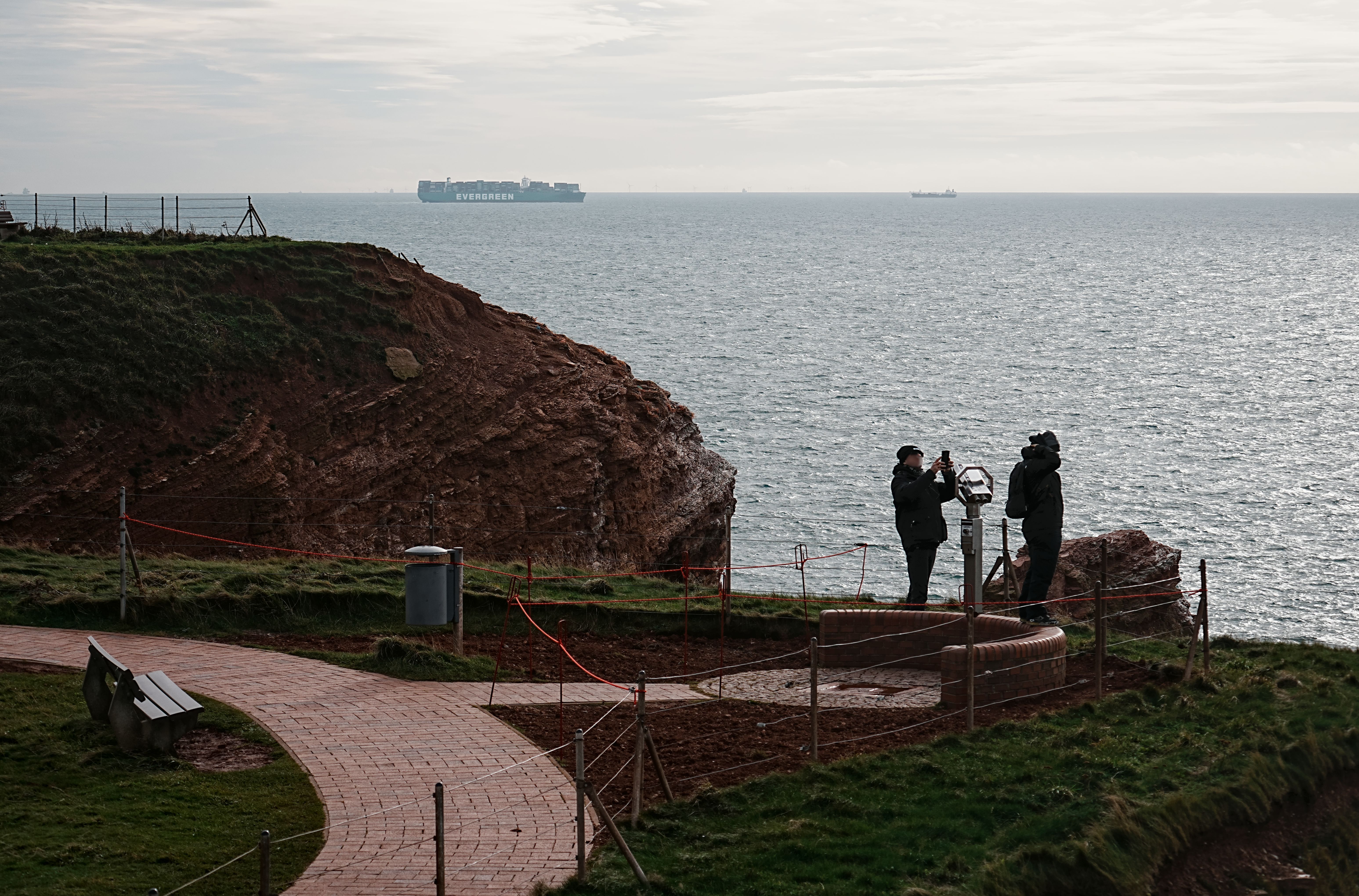 Tourists in Heligoland